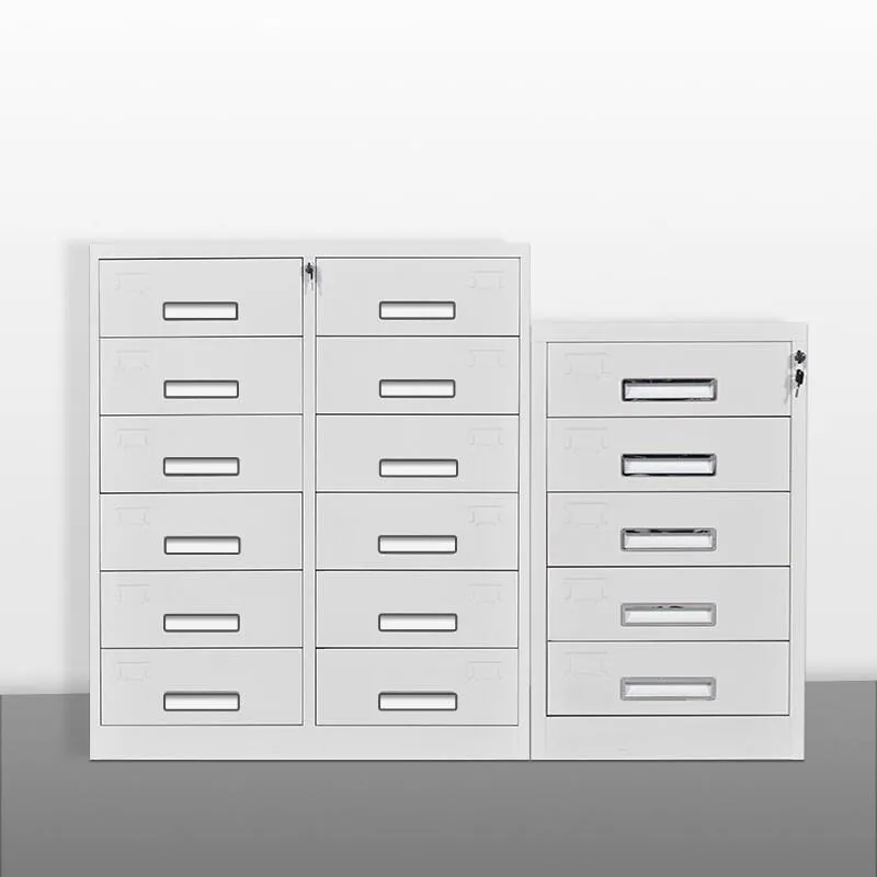 10 Bucket Single Row Ordinary Cabinet Office Multi-layer Storage Material Cabinet With Lock Multi Bucket File Cabinet File Iron Drawer Cabinet