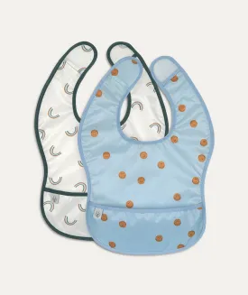 2 Pack Lightweight Bib - Blue