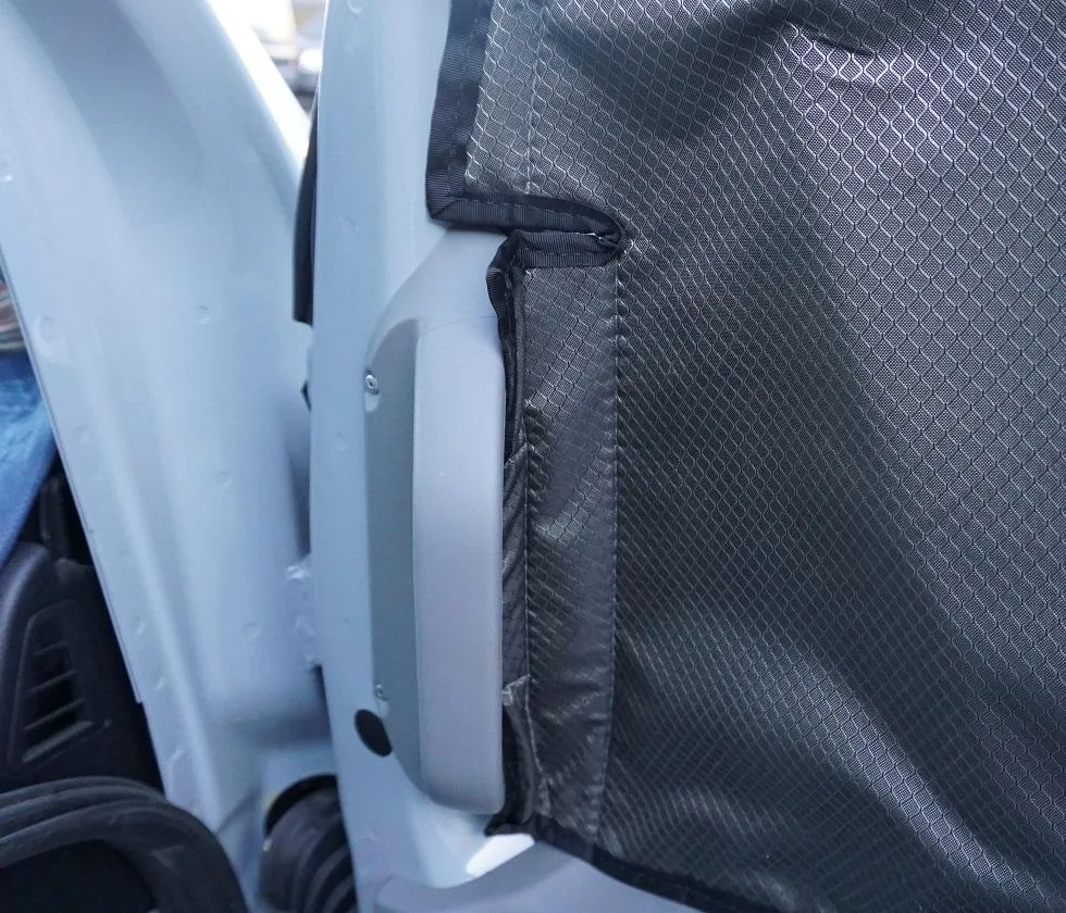 2019   Sprinter Van Fabric - Magnetic Front Door Window Shade Kit