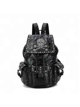 2024 Style Unisex Skull Head Backpack: Rock Your Style Everywhere