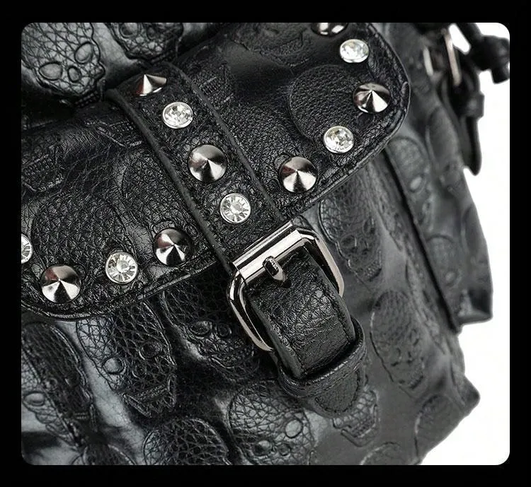 2024 Style Unisex Skull Head Backpack: Rock Your Style Everywhere