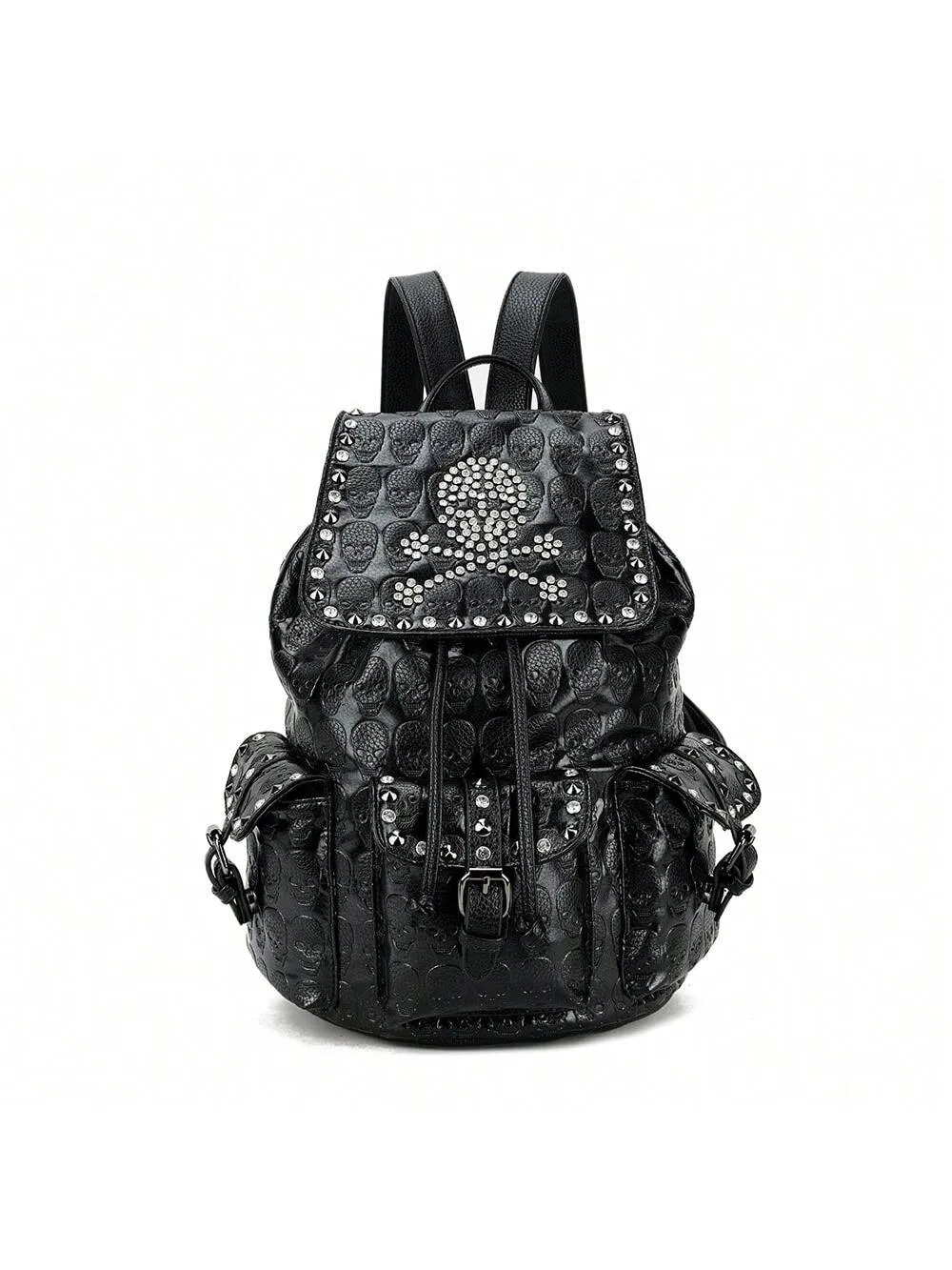 2024 Style Unisex Skull Head Backpack: Rock Your Style Everywhere