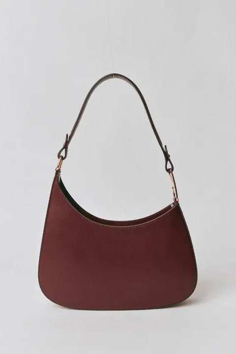 Alyssa Assymetrical Bag | Bordeaux