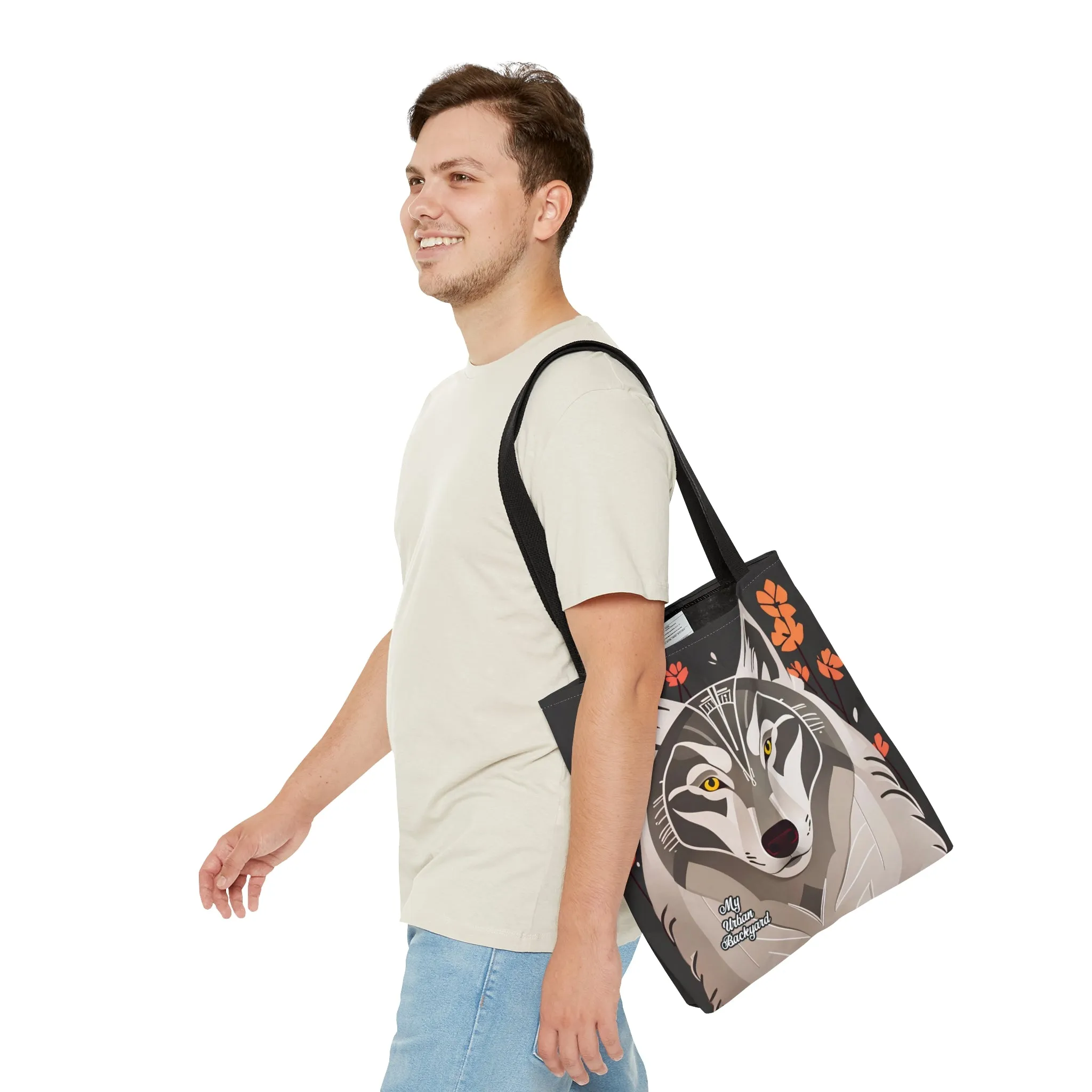 Art Deco Wolf, Tote Bag for Everyday Use - Durable and Functional