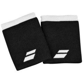 Babolat Jumbo Logo Wristbands - Black/White