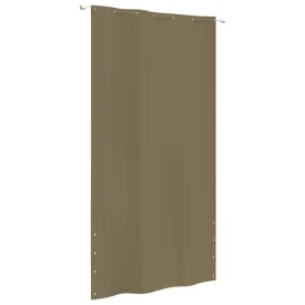 Balcony Screen Taupe 140x240 cm Oxford Fabric