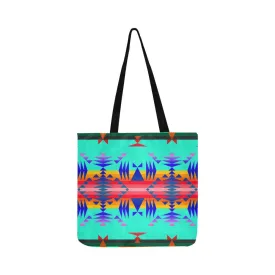 Between the Mountains Spring Reusable Shopping Bag (Two sides)