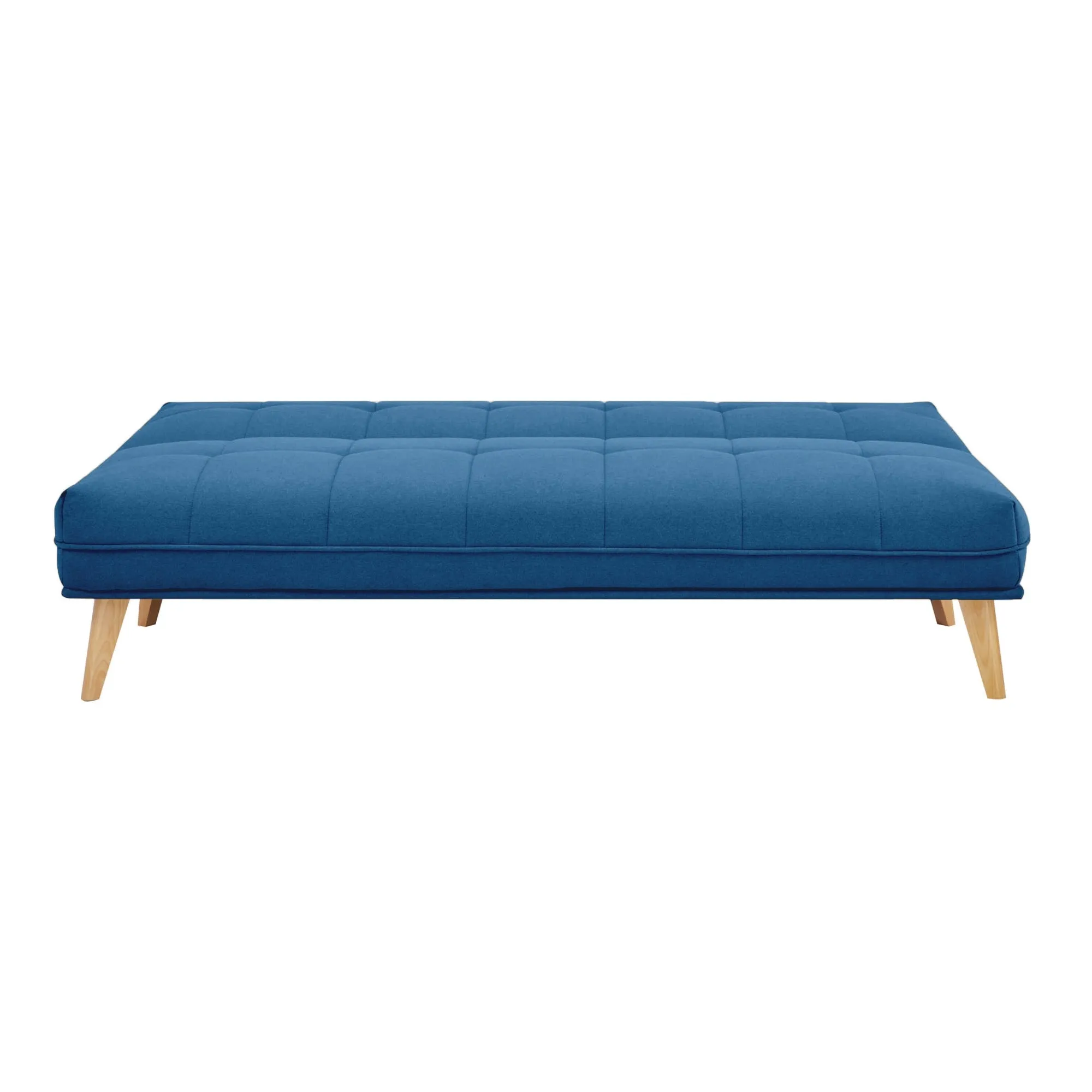 Blue 3-Seater Sofa Bed, Plush Upholstery, Durable Frame - Jovie