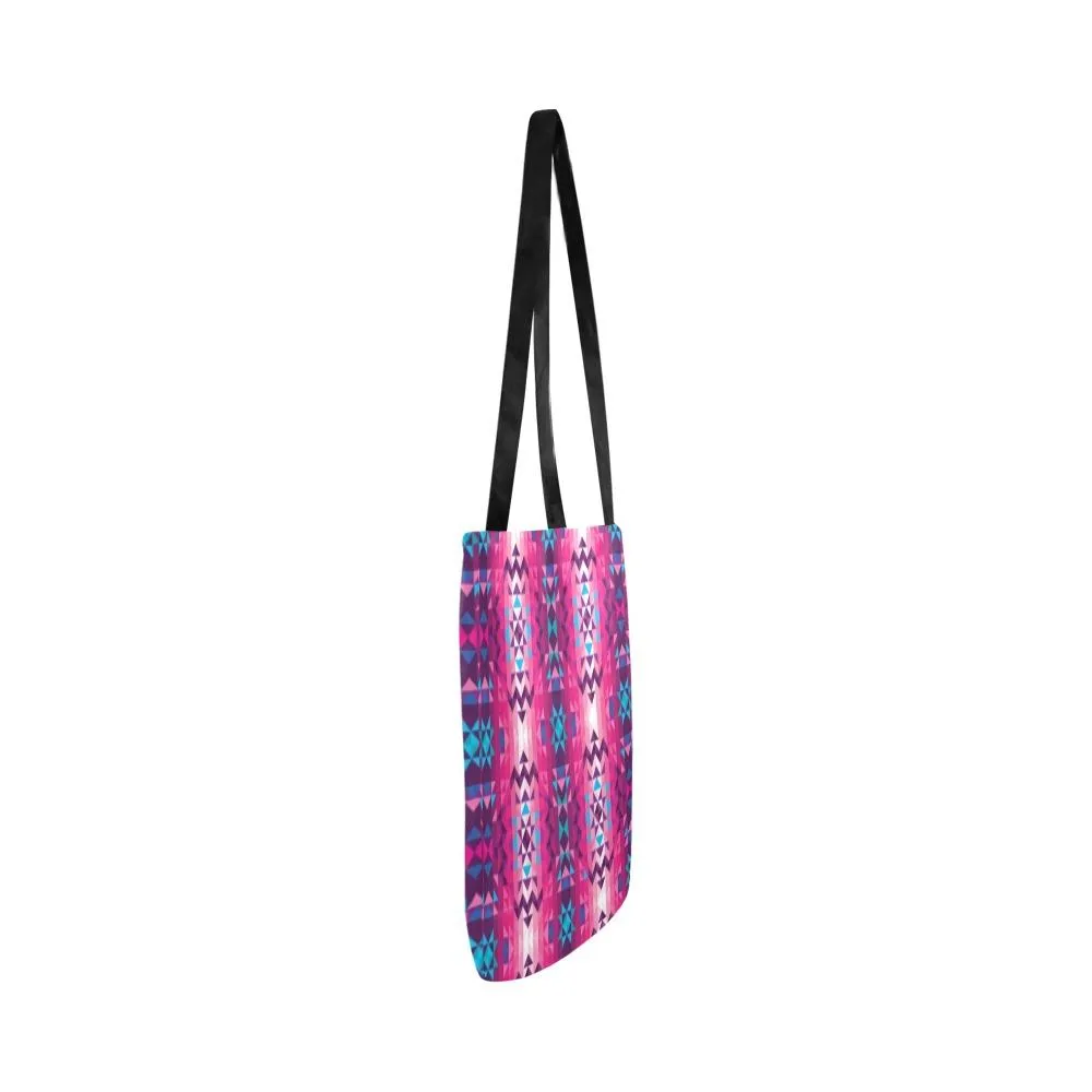 Bright Wave Reusable Shopping Bag (Two sides)