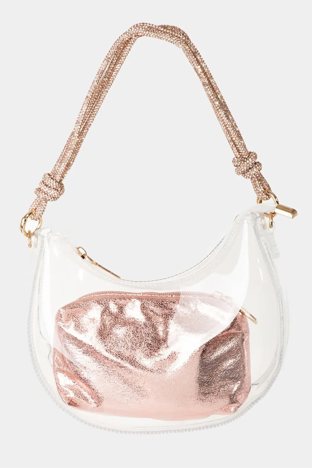 Clear Hobo Bag Set