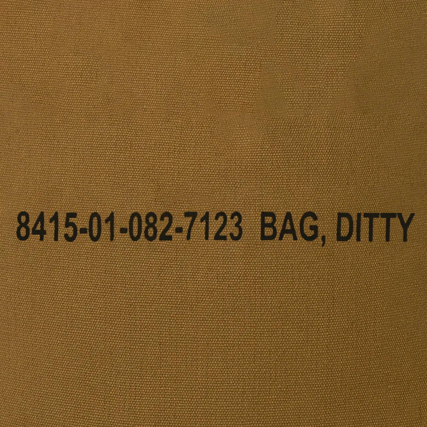 Coyote Brown - Military Ditty Bag, 19" x 16" Canvas Travel Laundry Bag