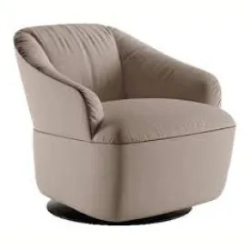 DAMEN GREY FABRIC SWIVEL CHAIR