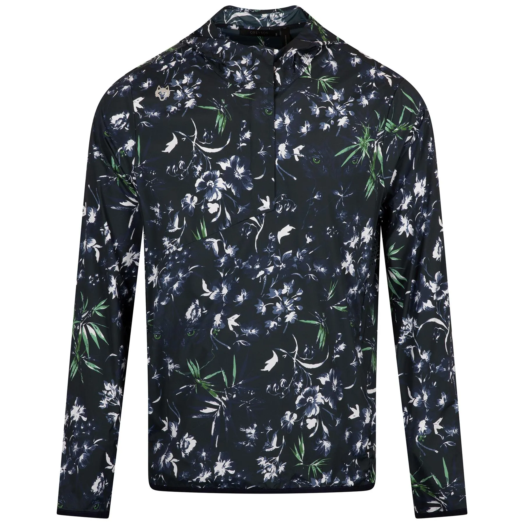 Dark Floral Newago Jacket Maltese Blue - SU24