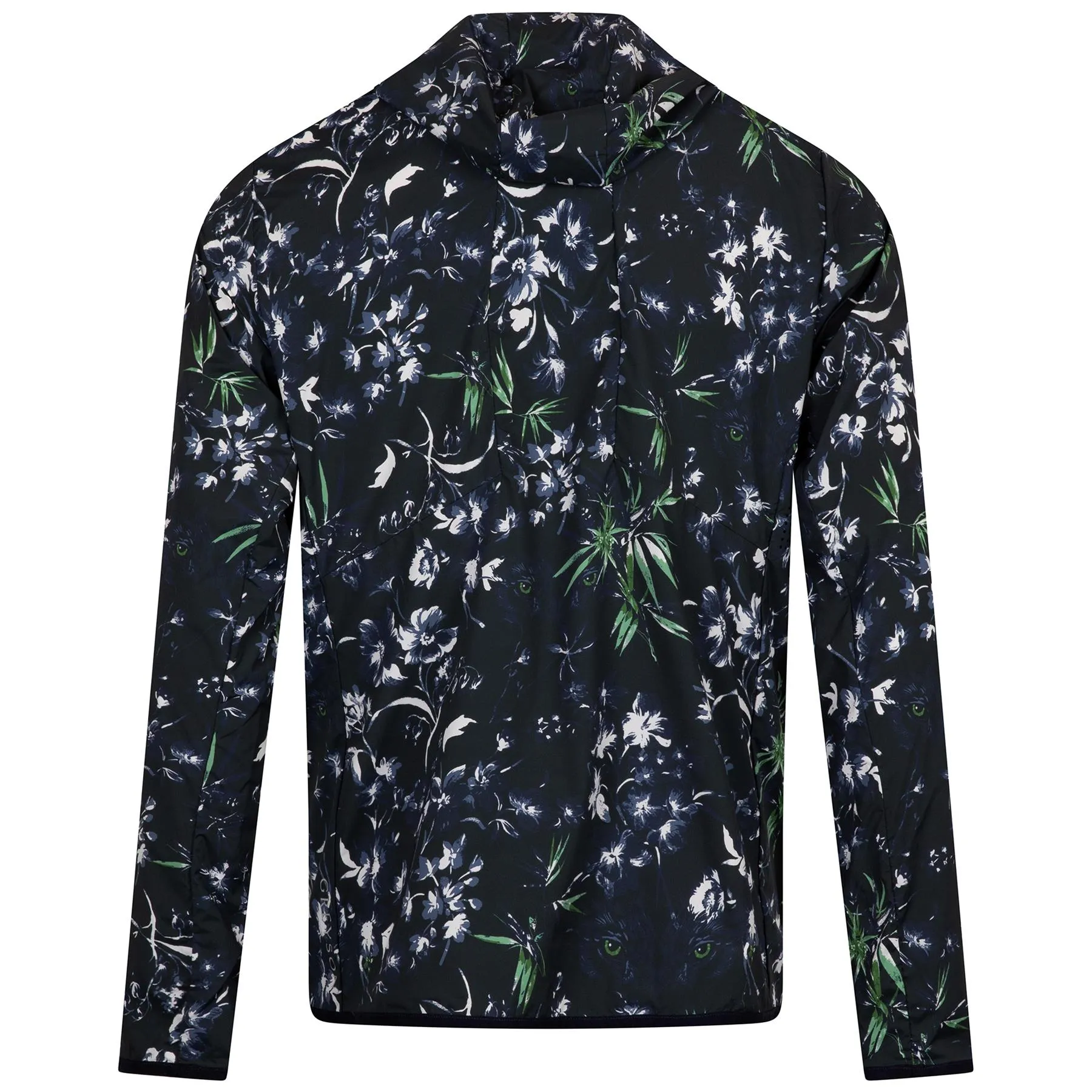 Dark Floral Newago Jacket Maltese Blue - SU24