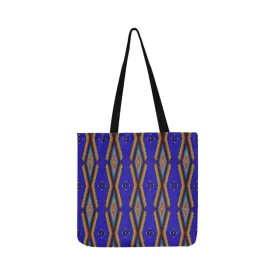 Diamond in the Bluff Blue Reusable Shopping Bag (Two sides)