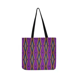 Diamond in the Bluff Purple Reusable Shopping Bag (Two sides)