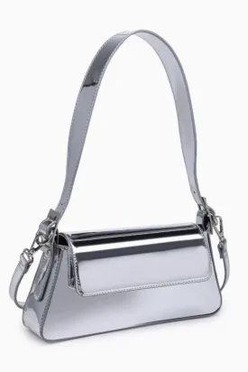 Donna Metallic Crossbody - Silver