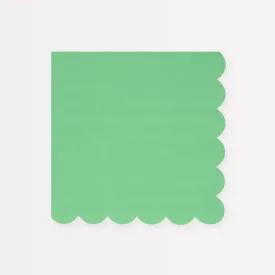 Emerald Green Large Napkins (x 16)