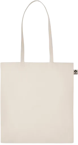 Essential ecru organic cotton tote bag