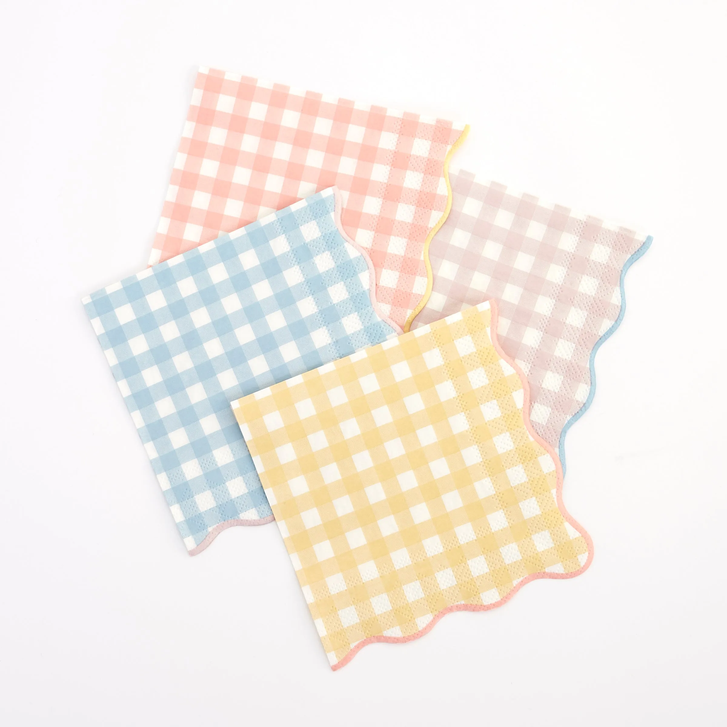 Gingham Small Napkins (x 20)