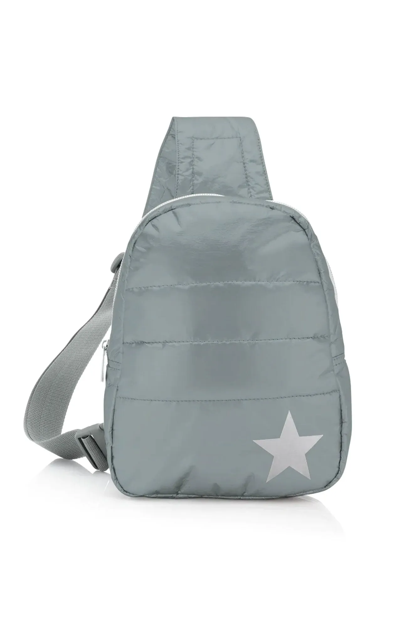 Hi Love Travel- Puffer Crossbody Backpack with Star