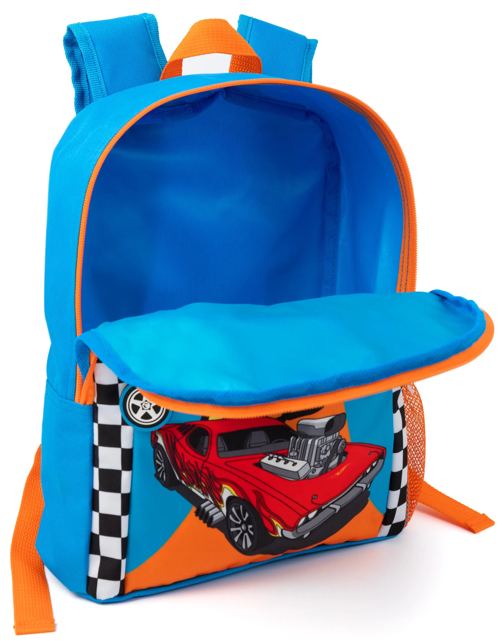 Hot Wheels Boys Blue Backpack