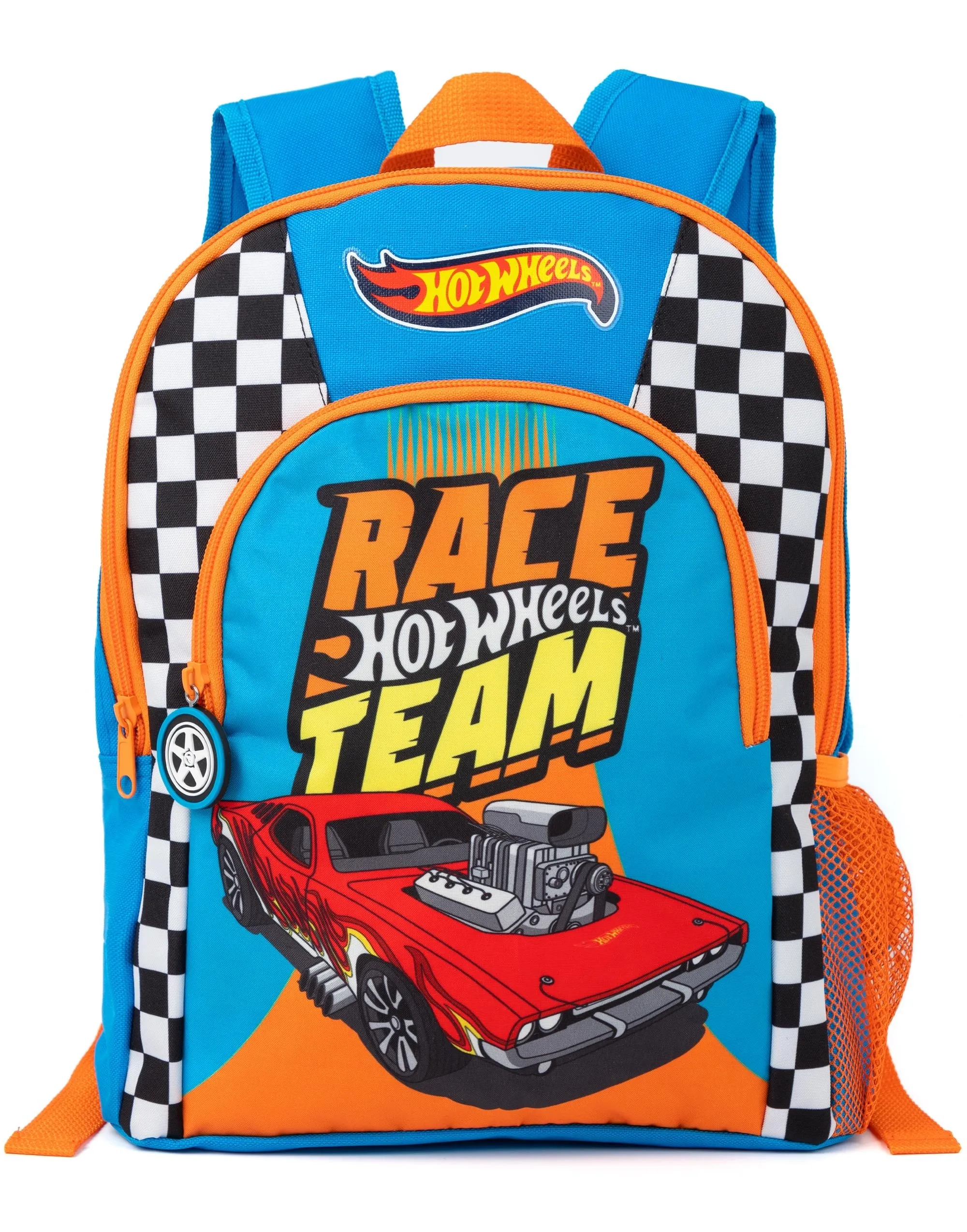 Hot Wheels Boys Blue Backpack