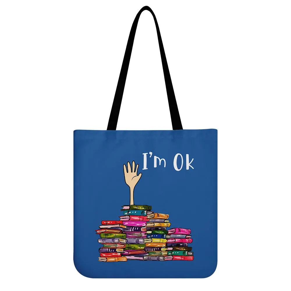 I'm OK It's Fine I'm Fine Everything's Fine Book Lovers Gift TBF22