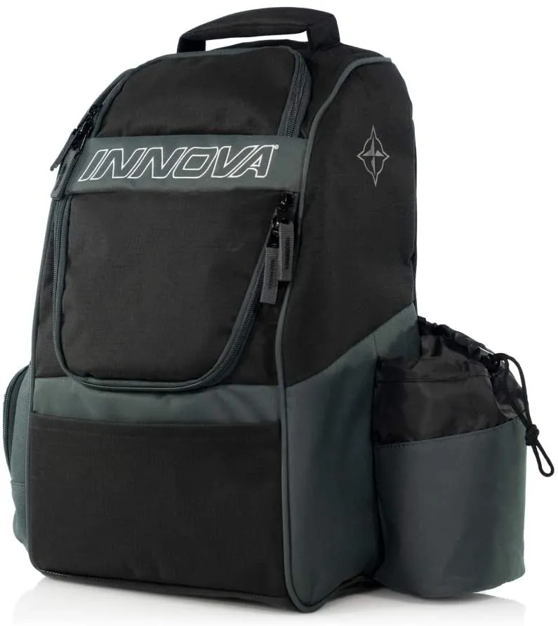 Innova Adventure Disc Golf Backpack - Black/Grey