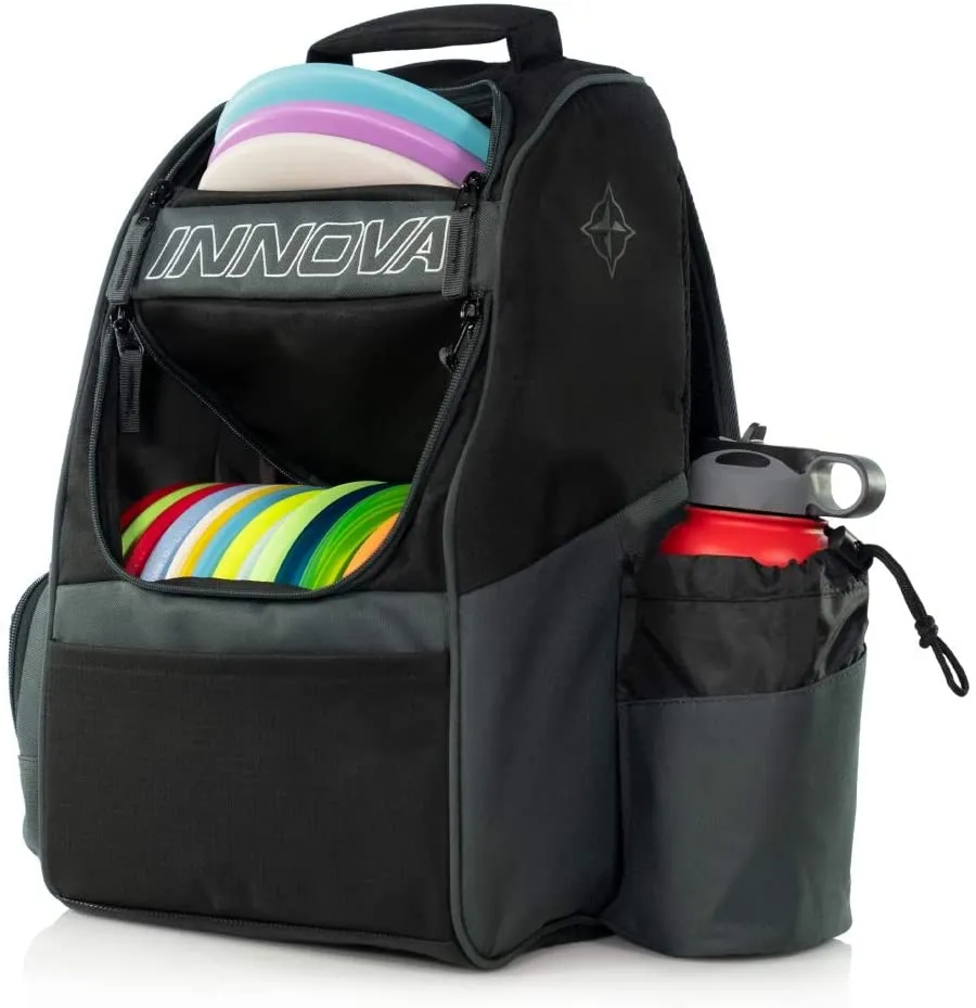 Innova Adventure Disc Golf Backpack - Black/Grey