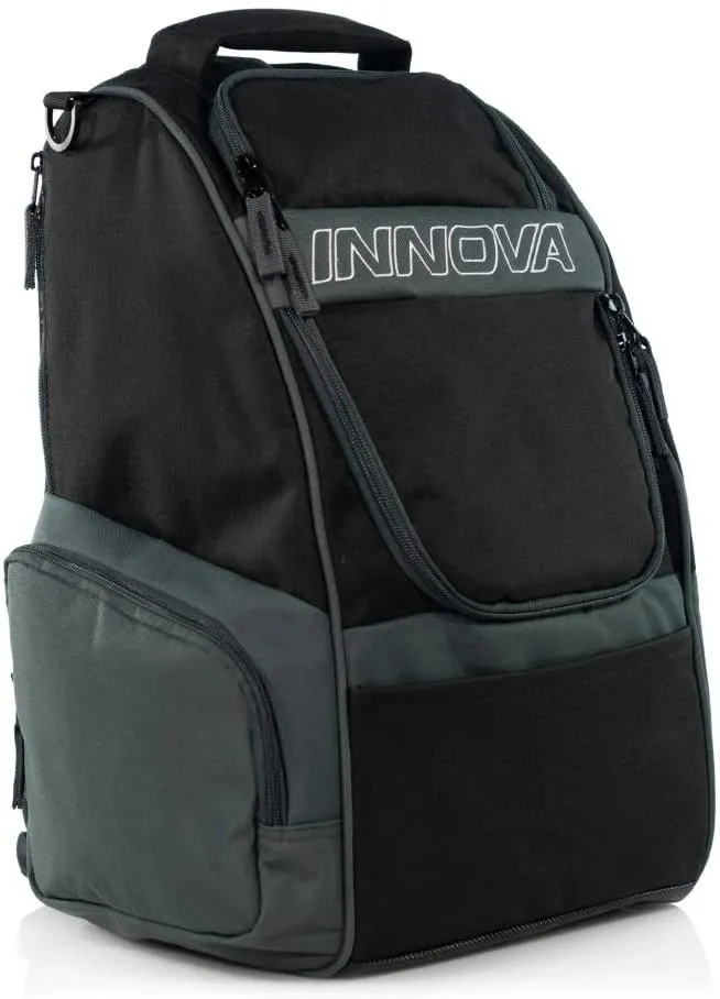 Innova Adventure Disc Golf Backpack - Black/Grey