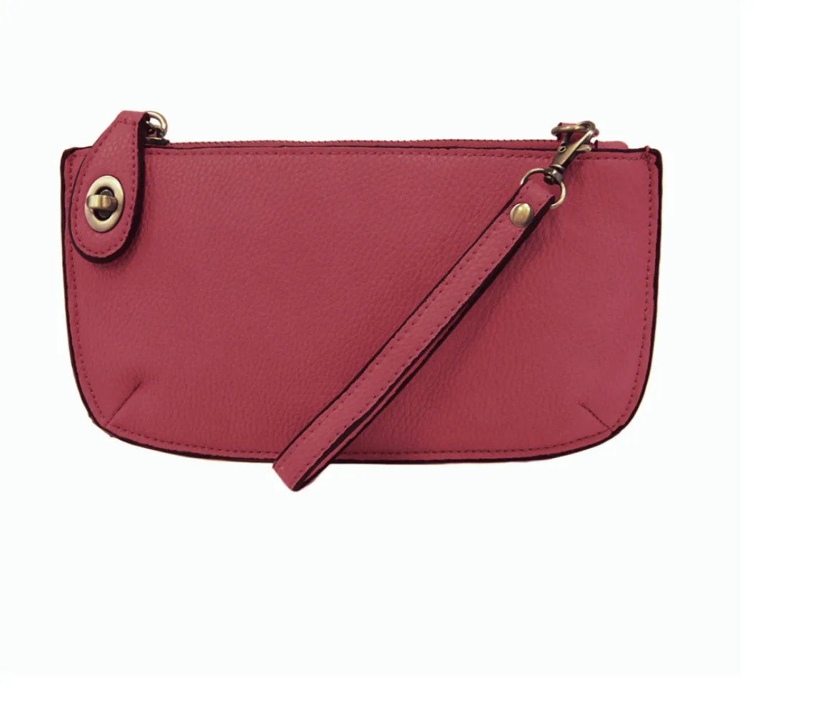 Joy Susan Mini Crossbody Wristlet Clutch - Raspberry