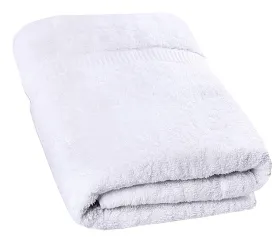 Kuber Industries 400 GSM Cotton Bath Towel | Super Absorbent Towel | Bath Towel for Men and Women | Lightweight & Odour Free | Pack of 1 I White