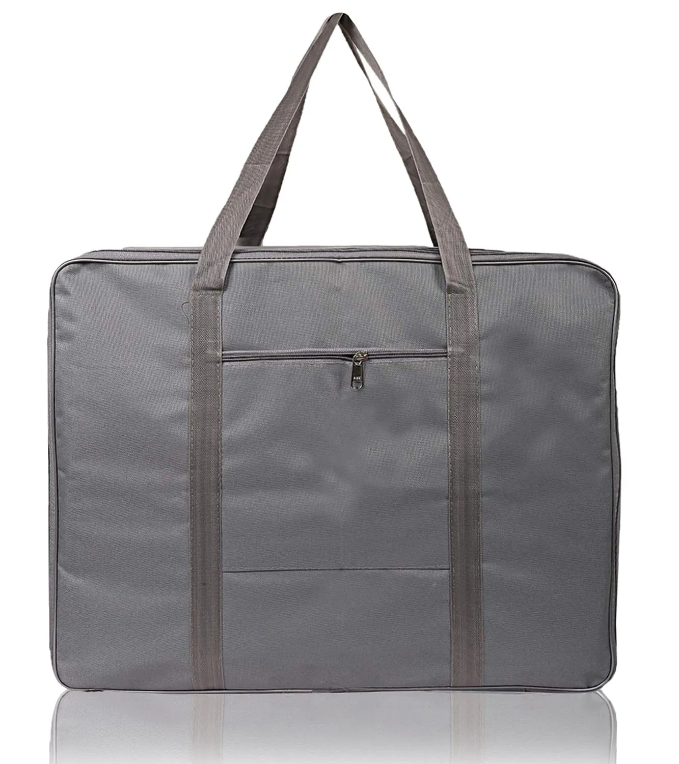 Kuber Industries Faux Leather 20 Cms Duffle Bag(CTKTC34727_Grey)