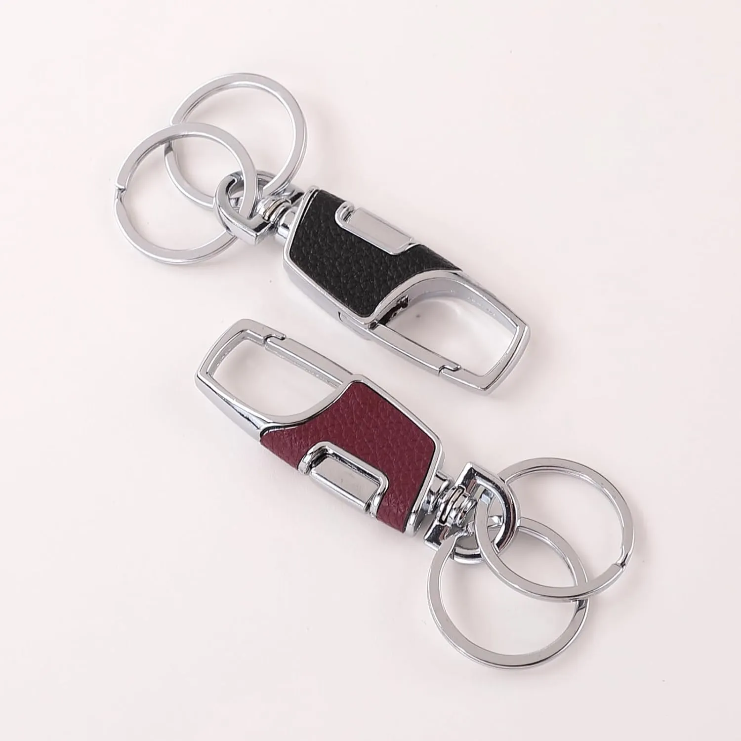 Kuber Industries Keychain/Keyring/Key Tag|Car Key Clip, Key Holder, Key Organizer|Pack of 4| (Multi)