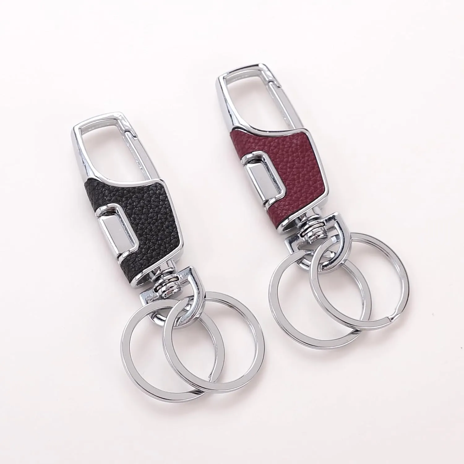 Kuber Industries Keychain/Keyring/Key Tag|Car Key Clip, Key Holder, Key Organizer|Pack of 4| (Multi)