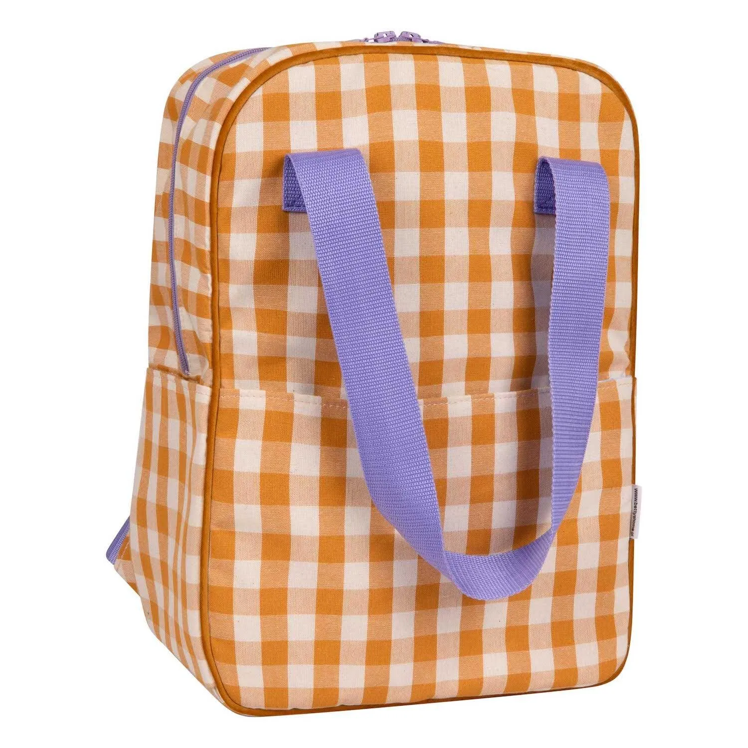 Large Backpack | Gingham | Sunflower