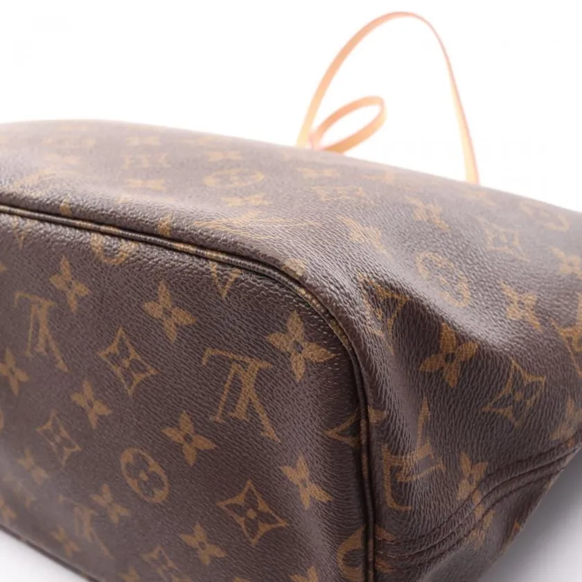 Louis Vuitton Monogram Neverfull MM Tote Bag,Brown