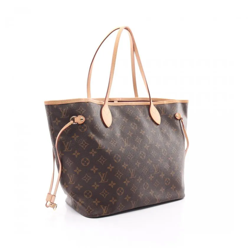 Louis Vuitton Monogram Neverfull MM Tote Bag,Brown