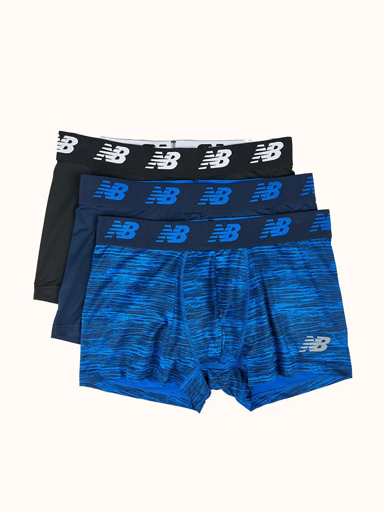 Men's Performance No Fly 3" Trunk Underwear (3 Pack)