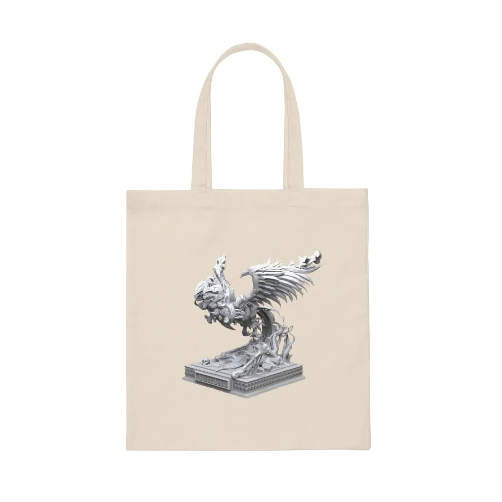 Merciless the Flaming SkyBird Canvas Tote Bag