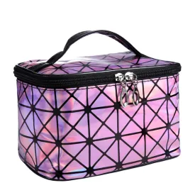 Multi functional Geometric Cosmetic Organizer Bag