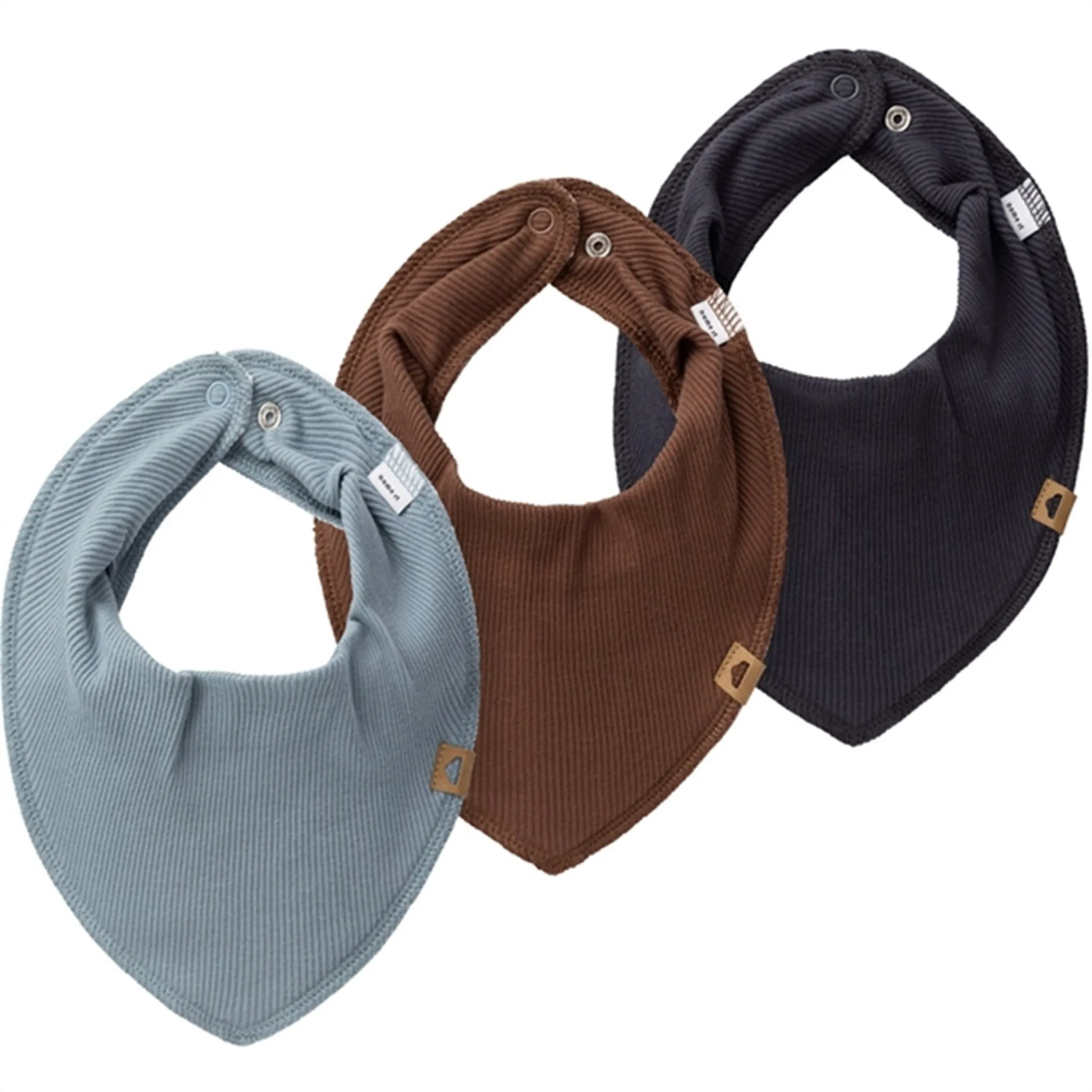 Name it India Ink Yasimsopus Rib Bib 3-pack