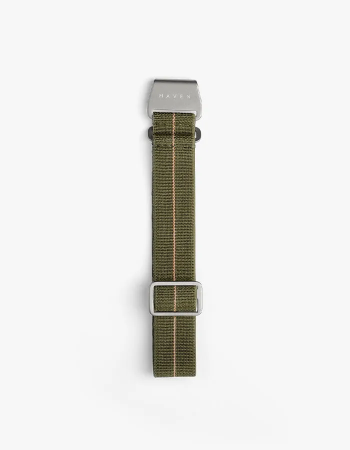 Olive Parachute Watch Strap