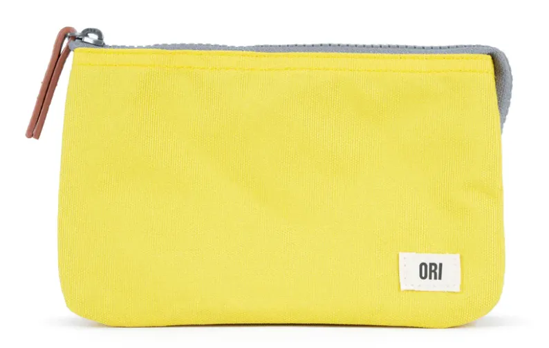 Ori of London Carnaby Recycled Canvas Wristlet/Medium