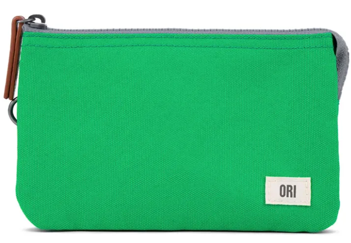 Ori of London Carnaby Recycled Canvas Wristlet/Medium