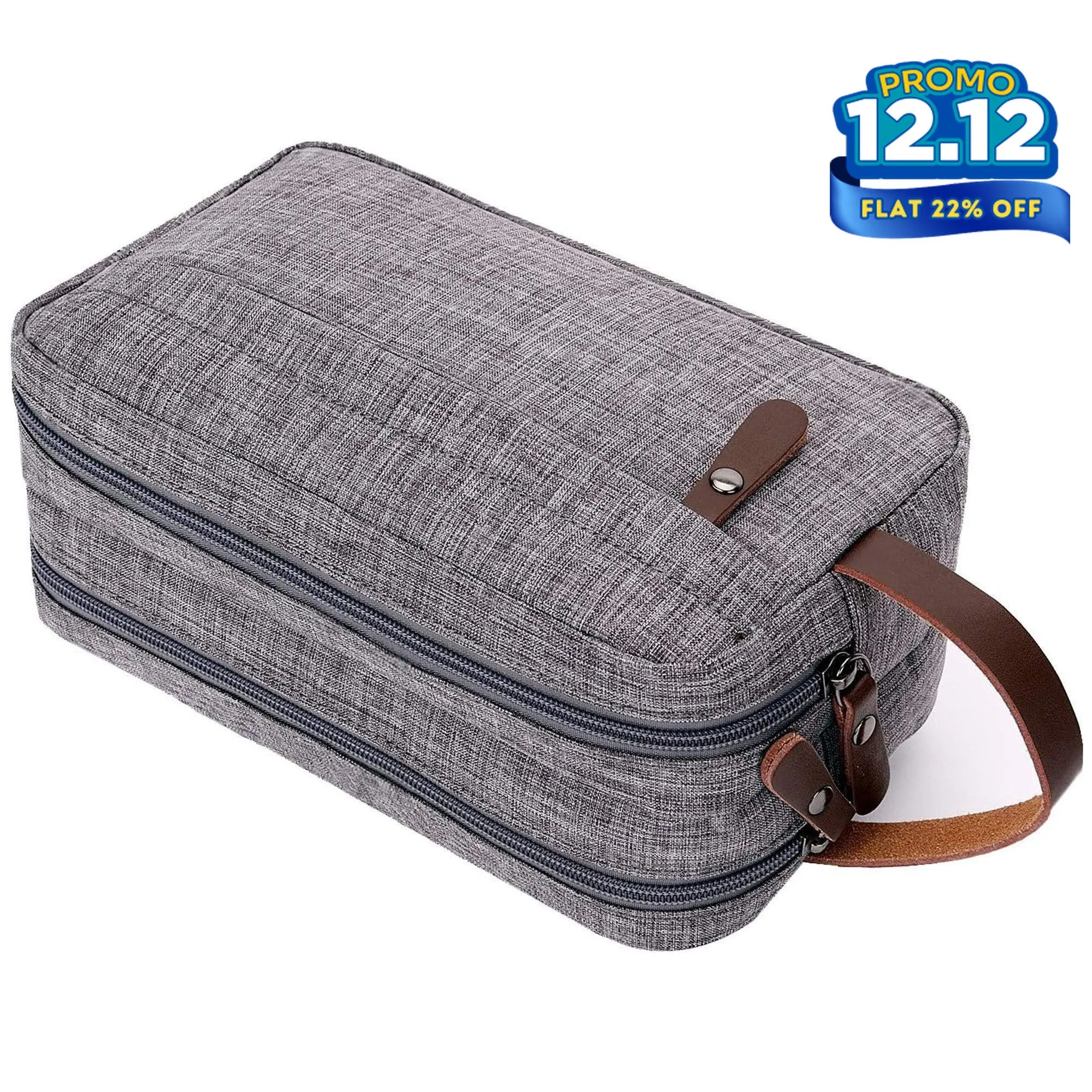 Oxford Canvas Toiletry Organizer Bag