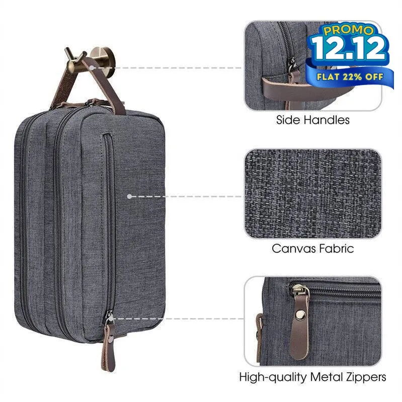 Oxford Canvas Toiletry Organizer Bag