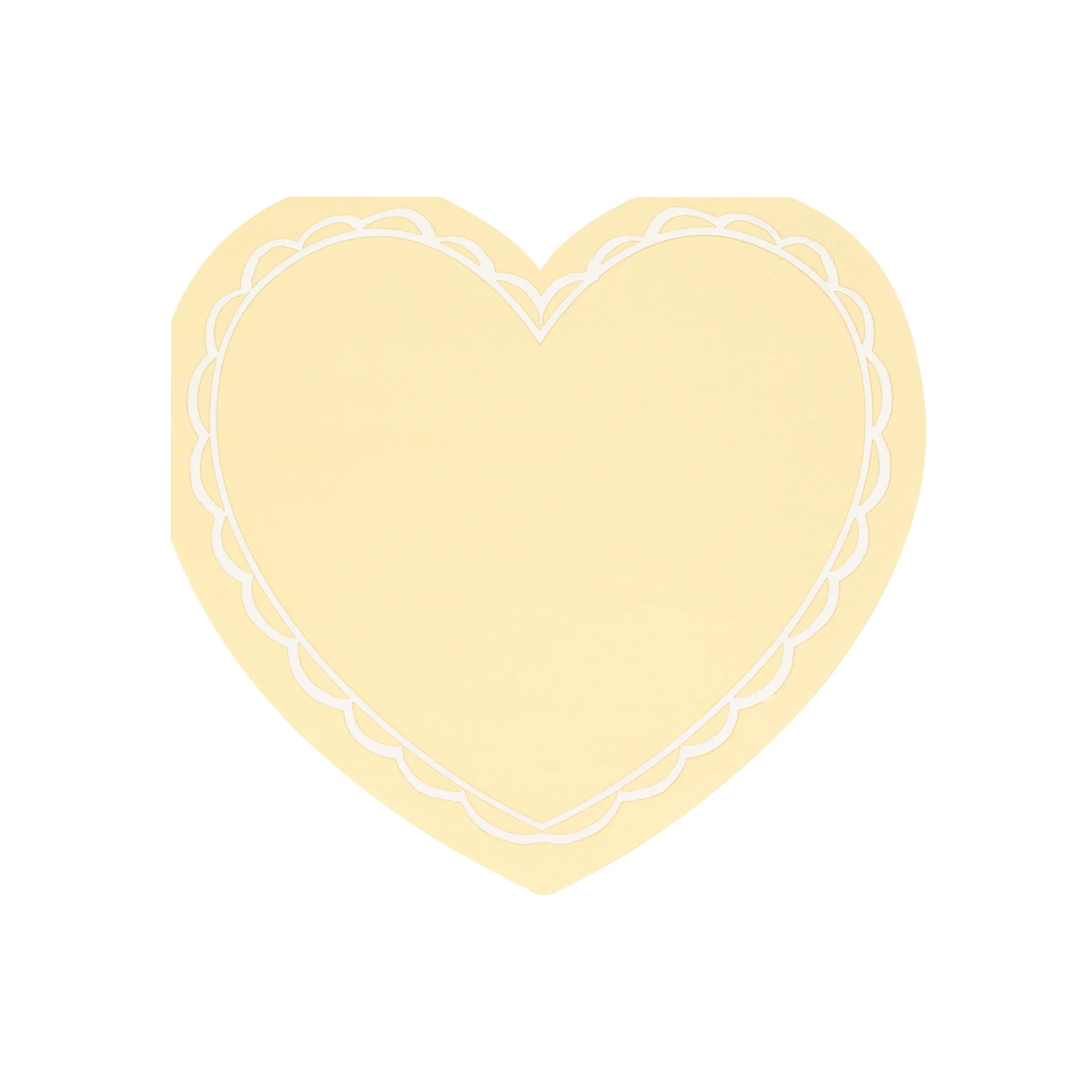 Pastel Heart Large Napkins (x 16)