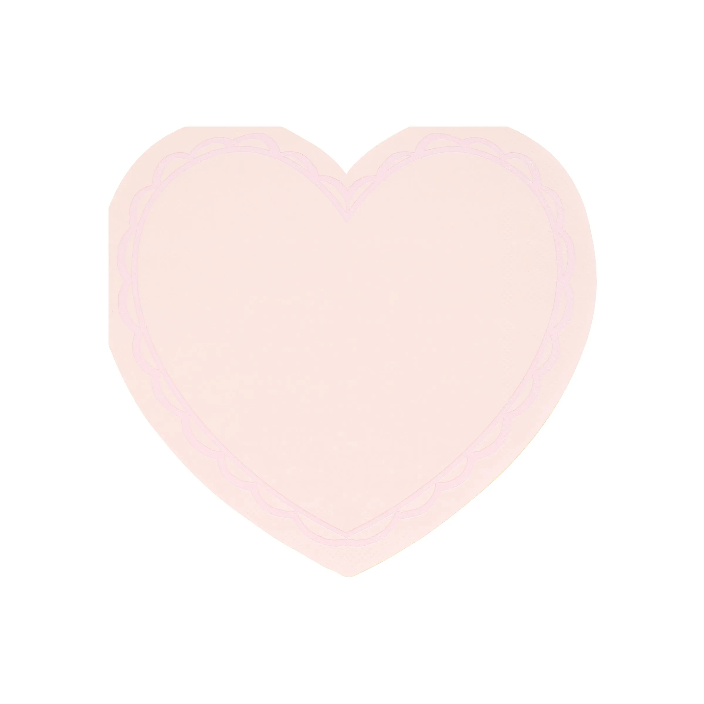 Pastel Heart Large Napkins (x 16)